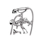 Revival Gruppo vasca esterno con flessibile cm.150 e doccia duplex cromo Daniel
