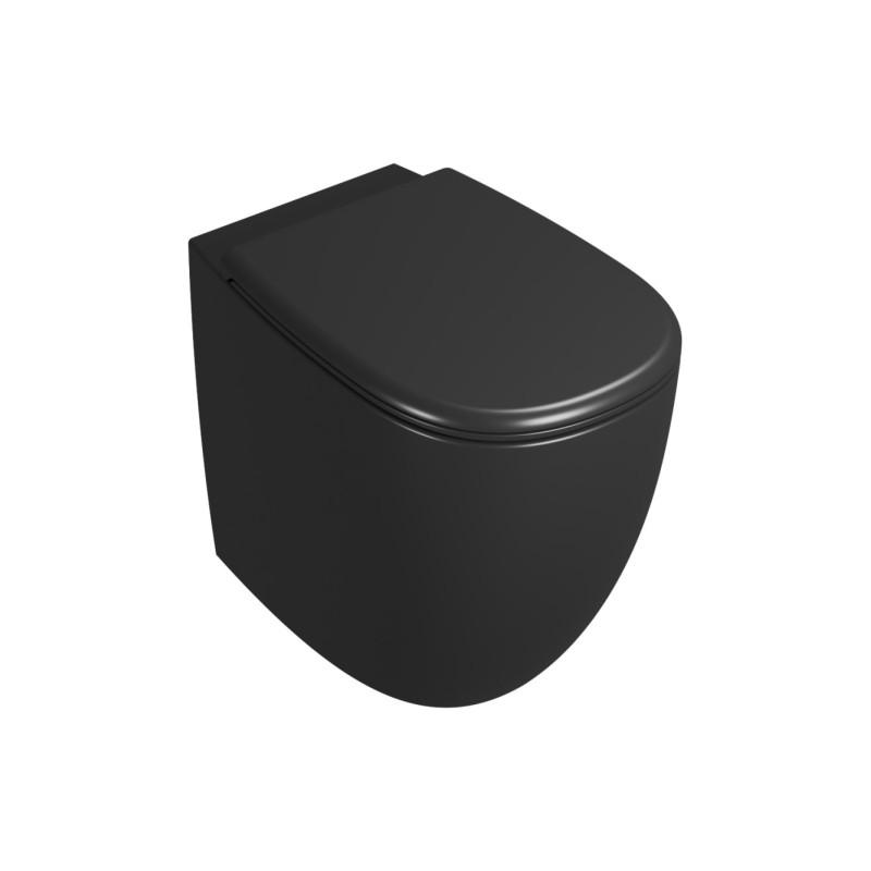 Vaso a Terra Filomuro Music Nero Matt Senza Brida Opera Sanitari