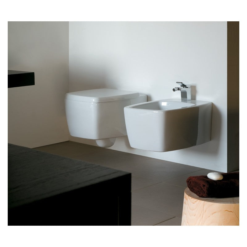 SA02 Bidet Sospeso Bianco Galassia
