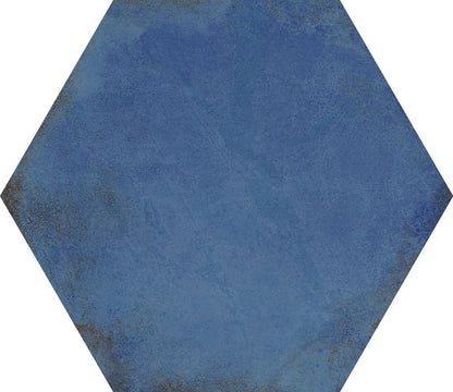 Vietri Esagono Blu 40x35 Savoia Italia