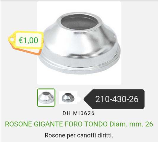 Rosace géante diam.26