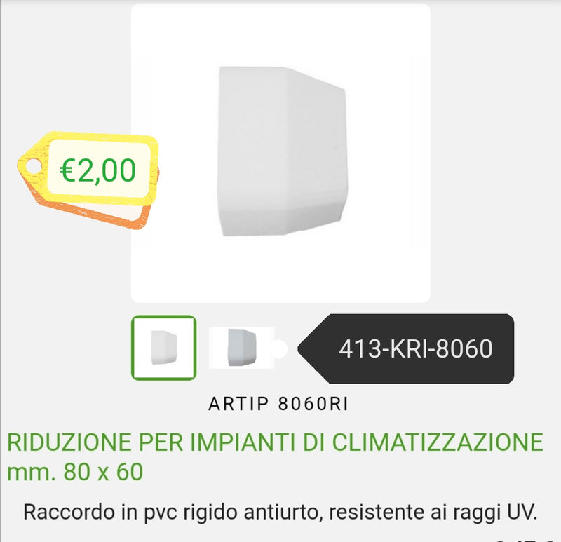 Riduzione per impianti di climatizzazione