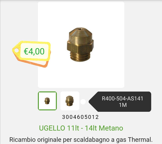 Ugello Metano
